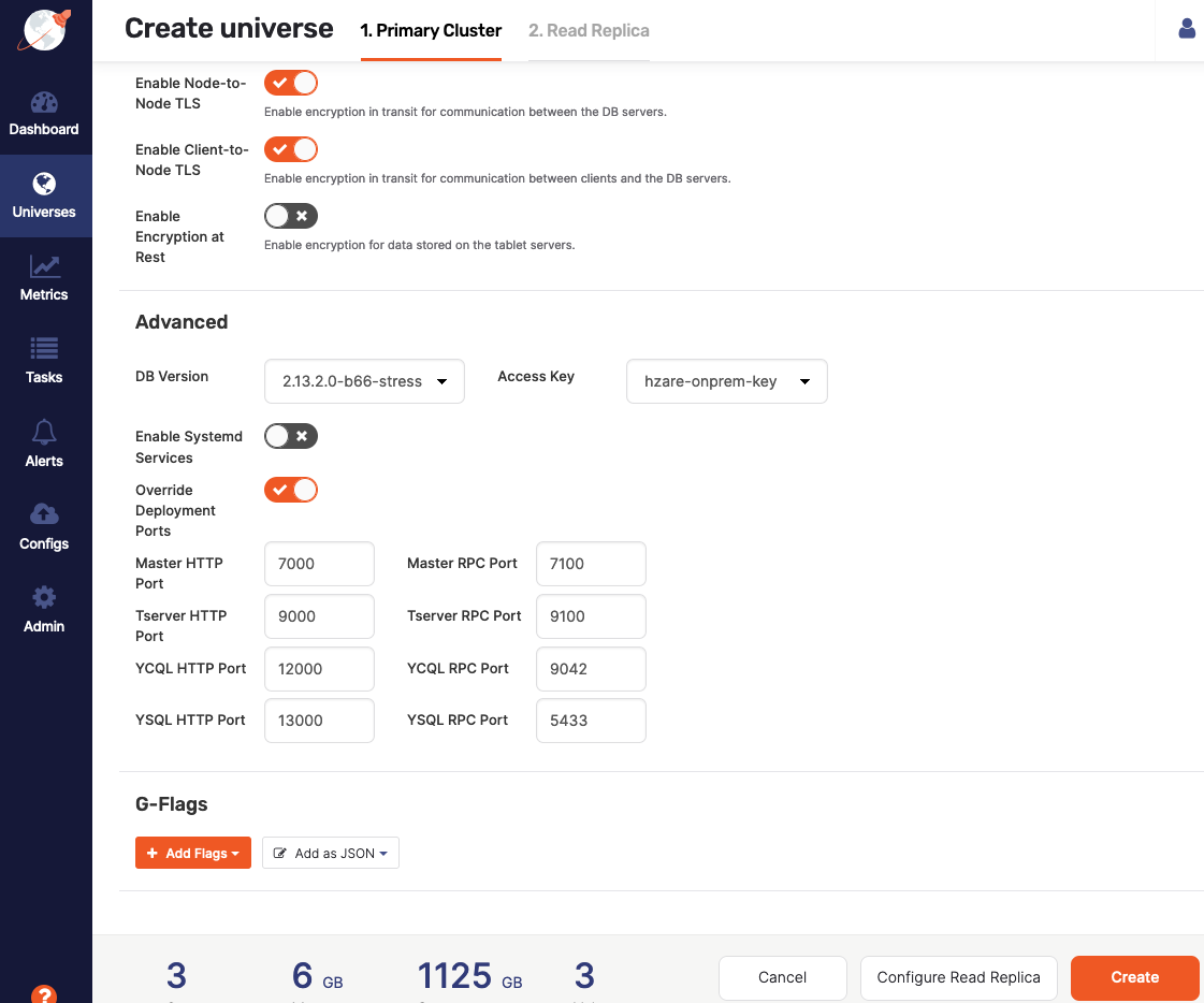 Configure Ports YugabyteDB Docs